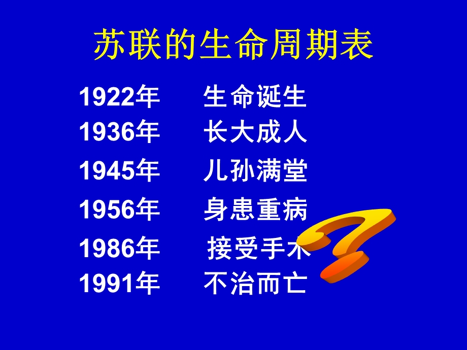 苏联生命周期表.ppt_第1页