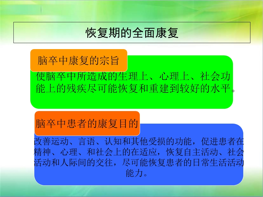 脑卒中康复的宗旨.ppt_第2页