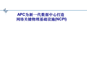 网络关键物理基础设施(NCPI).ppt