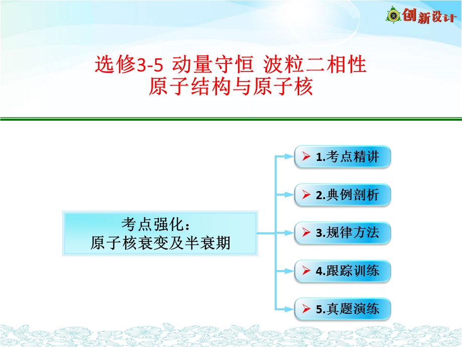 考点强化：原子核衰变及半衰期.ppt_第1页