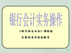 金融企业会计-实务操作.ppt