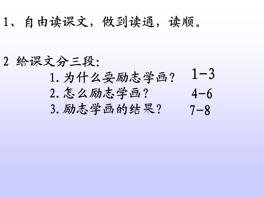 苏教版小学四年级上册第七课7、徐悲鸿励志学画ppt课件.ppt_第3页