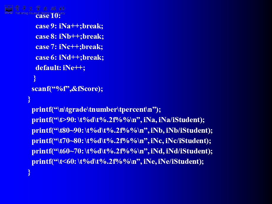 统计不同分数段的人数while语句.ppt_第3页