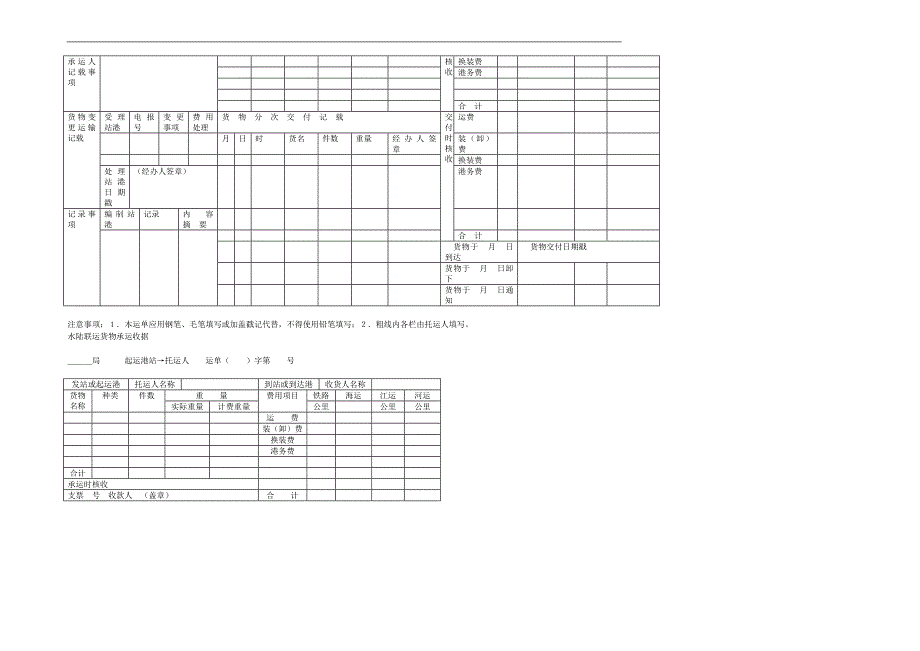 水陆联运货物运输合同精选.doc_第2页