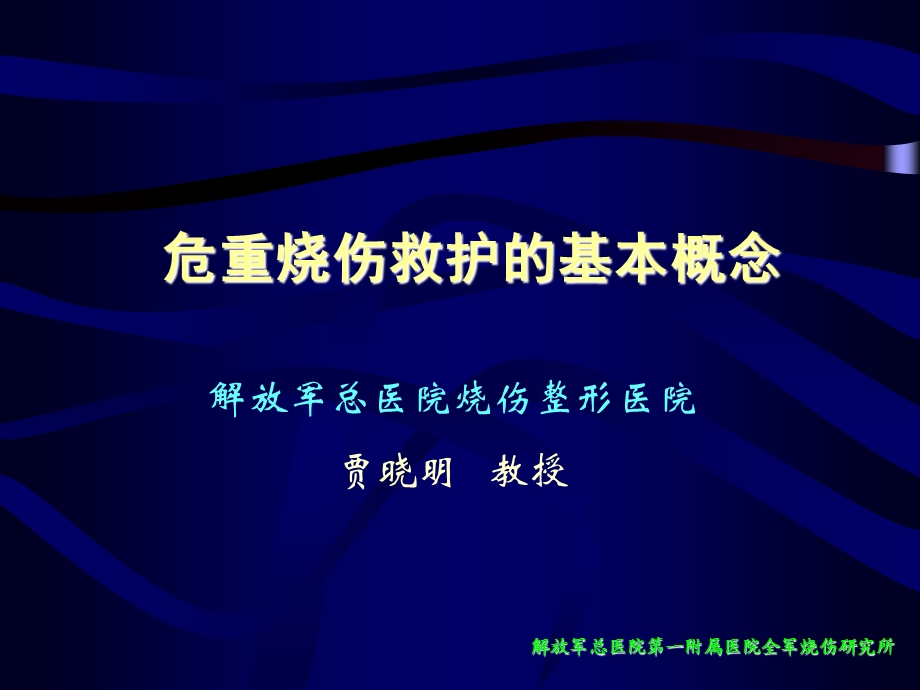 危重烧伤救护的基本概念.ppt_第1页