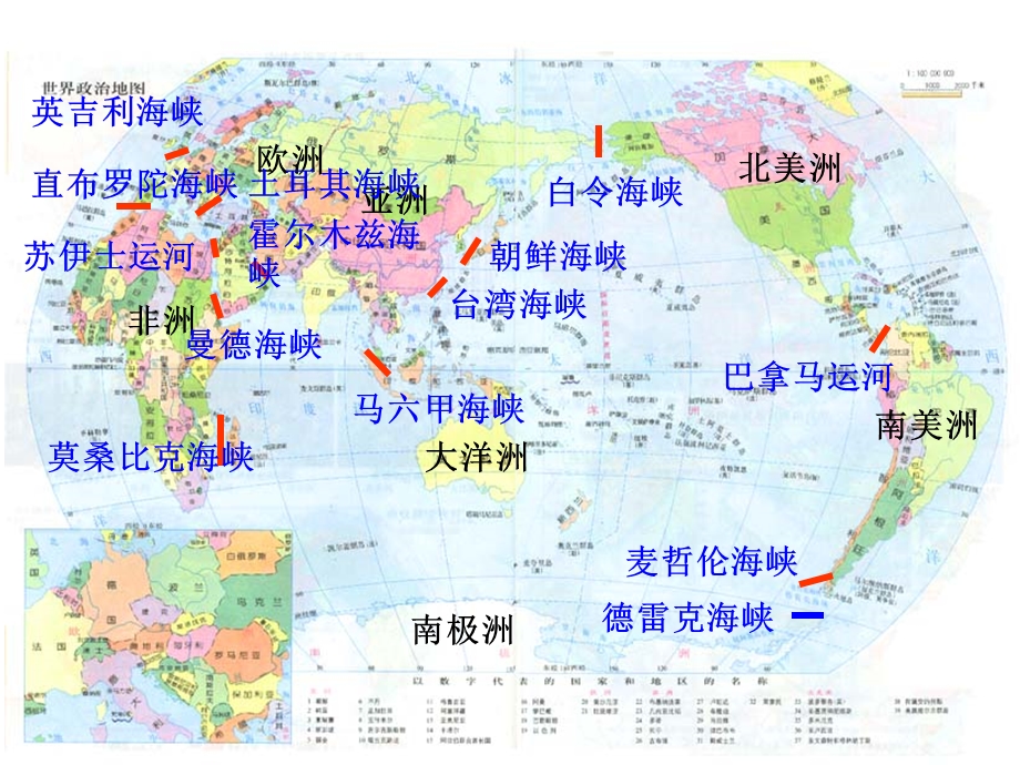 高三世界主要海峡.ppt_第1页