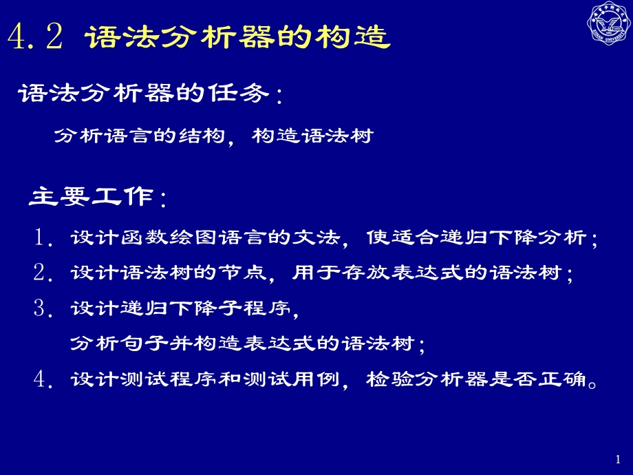 语法分析器的构造.ppt_第1页