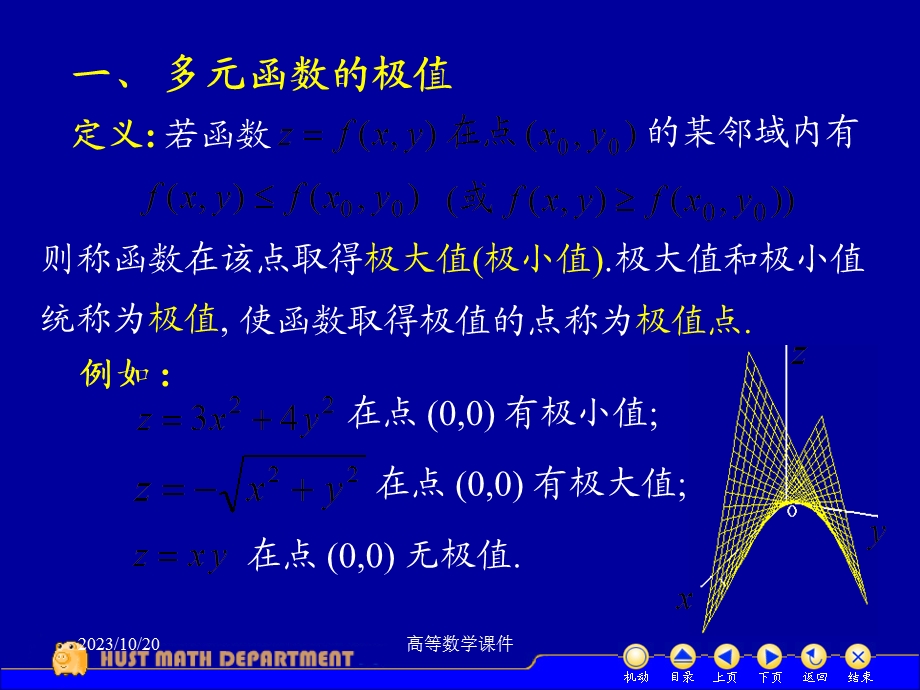 高等数学课件D9-5-1极值.ppt_第2页