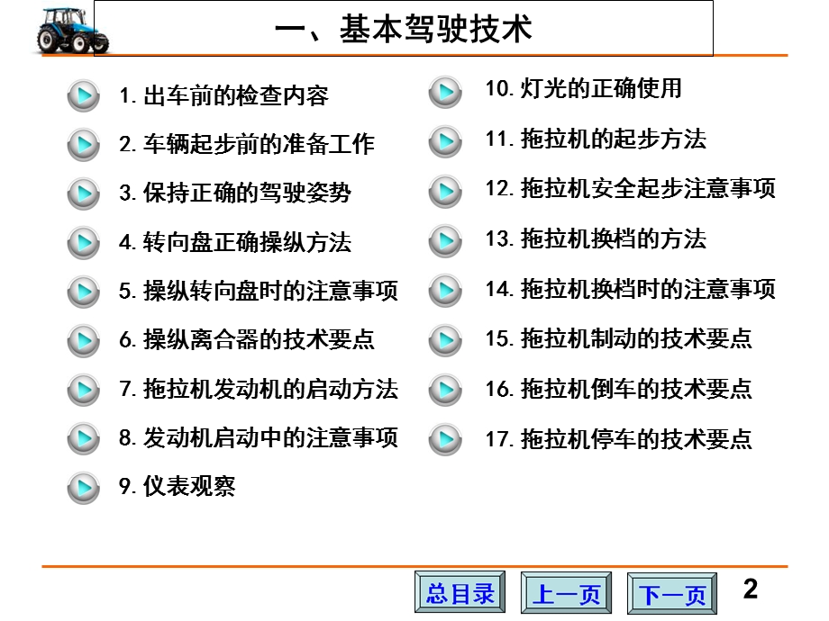 拖拉机驾驶培训-技能篇.ppt_第3页