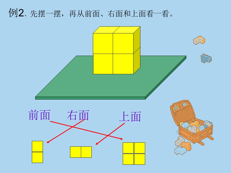 《观察由几个正方体摆成的长方体或正方体》.ppt_第2页