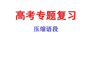 《压缩语句复习》教学.ppt