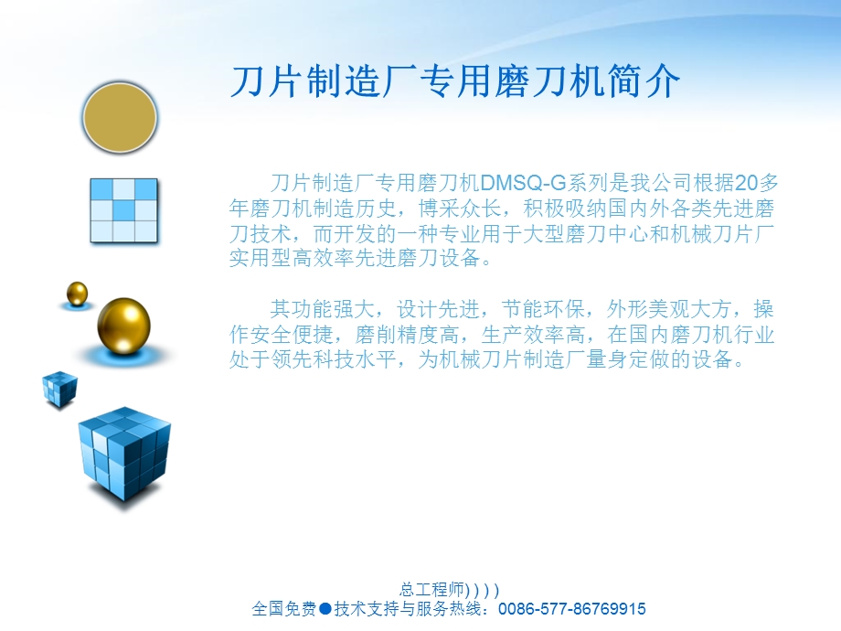 刀片制造厂专用磨刀机DMSQ-G.ppt_第3页