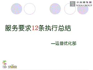 服务要求12条执行总结.ppt