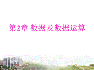 数据与及数据运算.ppt