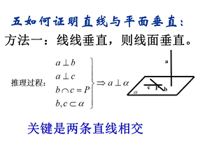 立体几何证明方法-证线面垂直.ppt