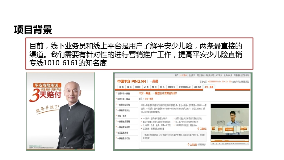 保险少儿险直销专线互联网传播方案PPT模板.ppt_第3页