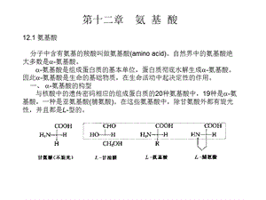 华中科技大学有机化学第十三章氨基酸.ppt