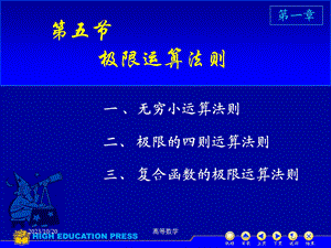 高等数学课件D15极限运算法则.ppt