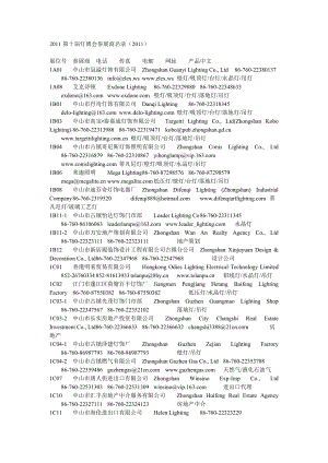 第十灯博会参展商名录.doc