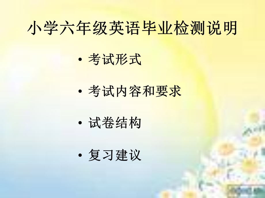 长沙市雨花区小学六年级英语毕业检测说明及复习建议.ppt_第2页