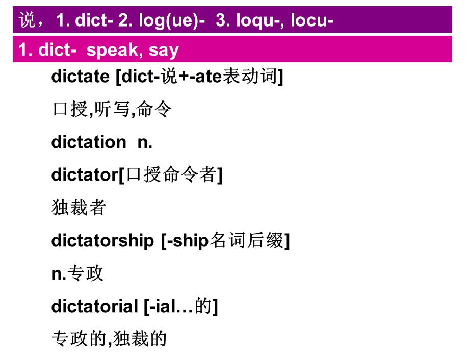 表示说的词根.ppt_第3页