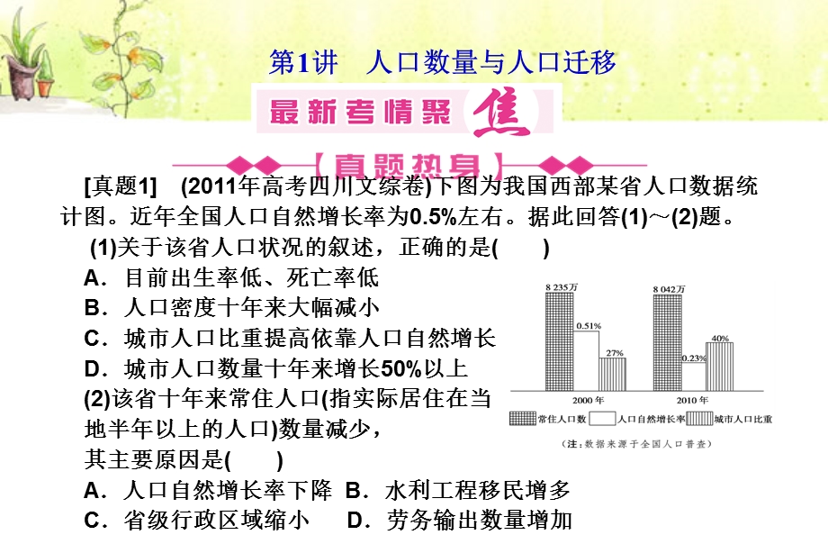 恒心人口与城市第讲人口数量与人口迁移.ppt_第3页