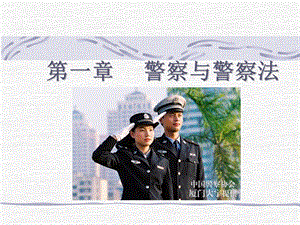 警察与警察法.ppt