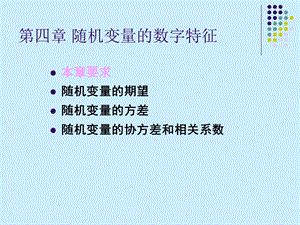 随机变量的数字特征未完.ppt