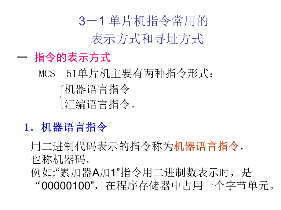 单片机指令常用的表示方式和寻址方式.ppt_第2页