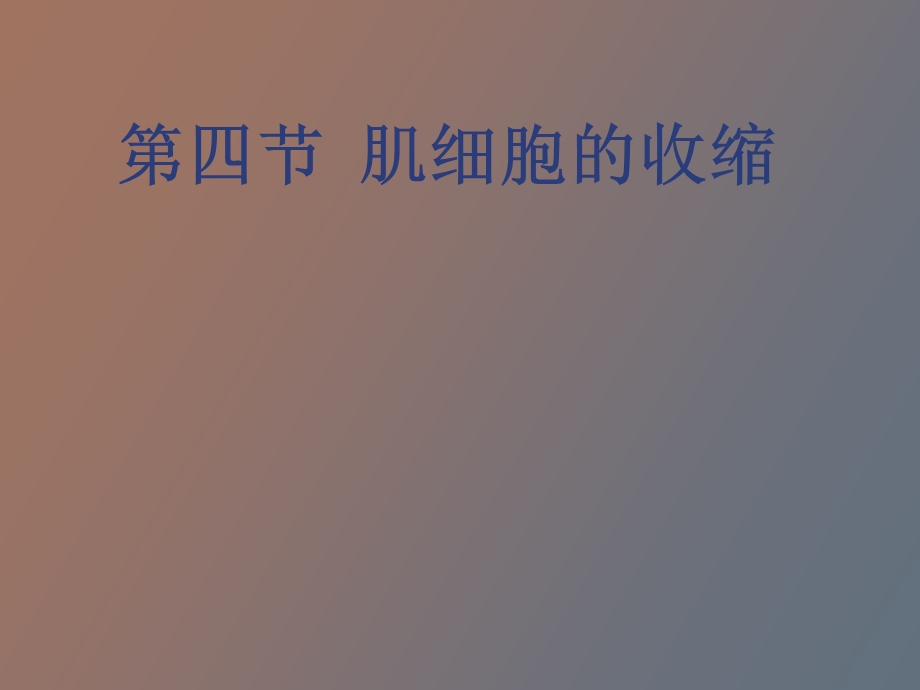 肌肉收缩机理.ppt_第1页