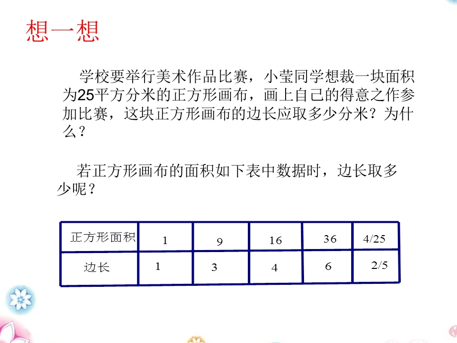 青岛版八年级数学上册算术平方根.ppt_第1页