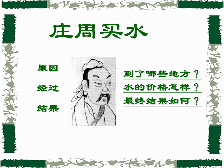 高一下册第二单元庄周买水.ppt_第3页