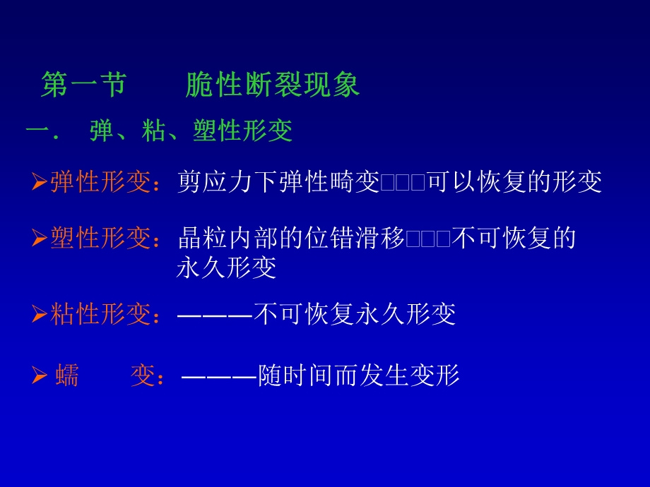 脆性断裂现象第二节理论结合强度第三节Griffith微裂.ppt_第2页