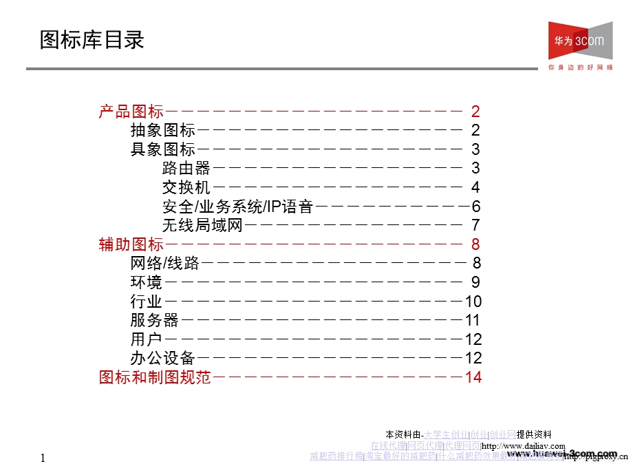 华三网络设备visio模板素材图库资料.ppt_第2页