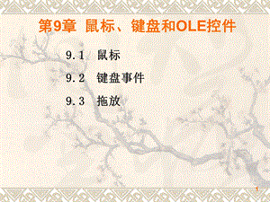 鼠标键盘和OLE控.ppt