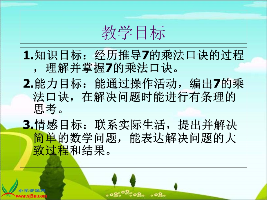 苏教版数学二年级上册《7的乘法口诀》PPT课件18497.ppt_第2页