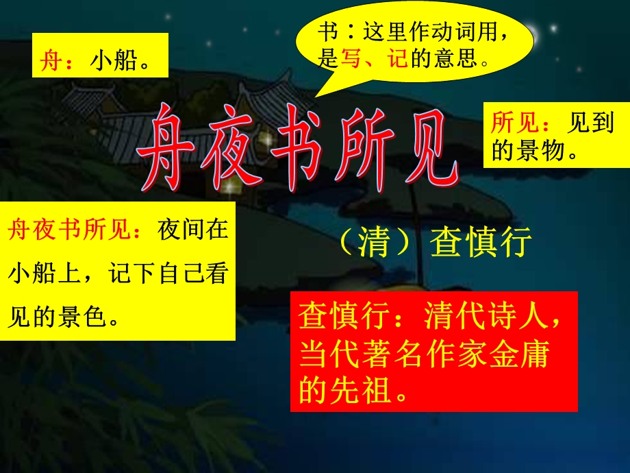 诗歌《舟夜书所见》.ppt_第1页