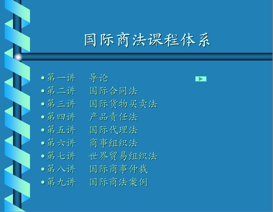 国际商法课程体系.ppt_第1页