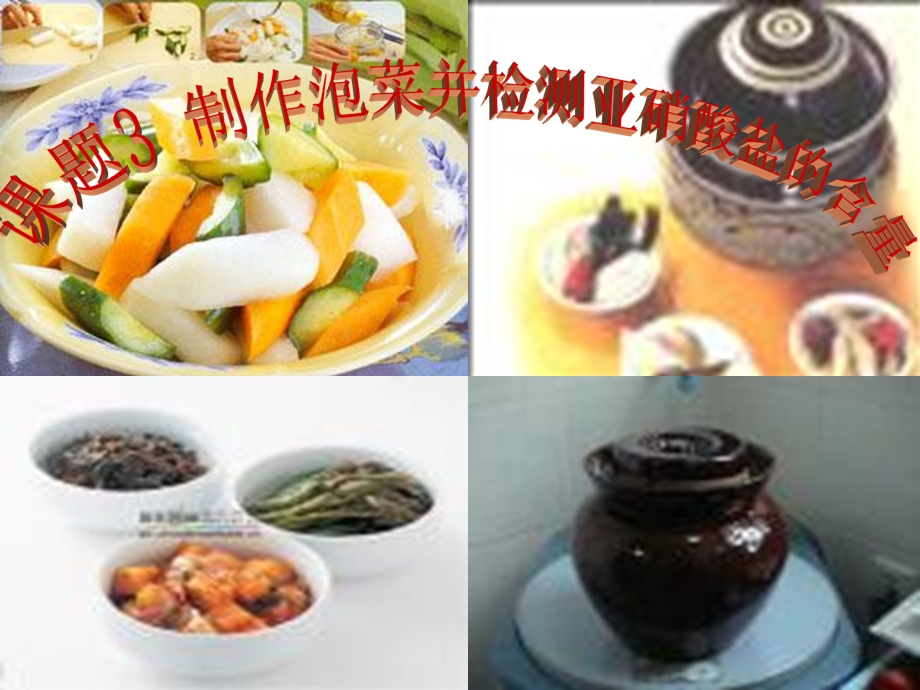 定稿制作泡菜并检测亚硝酸盐含量ppt.ppt_第1页