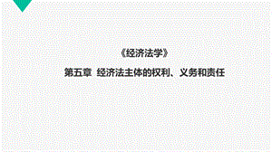 经济法主体的权利、义务和责任.ppt