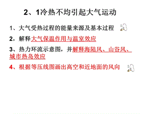 高一地理必修一二第单元复习课件.ppt