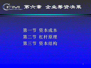 财务管理第六章企业筹资决策.ppt