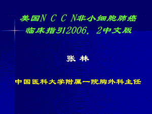 非小细胞肺癌临床实践指南.ppt