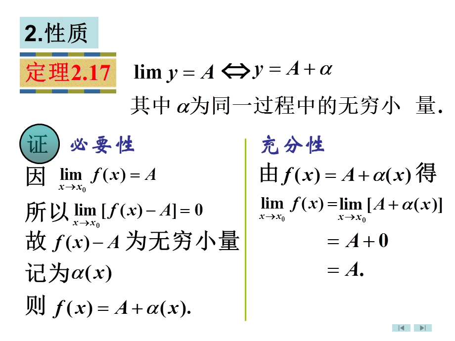 高等数学微积分第2章第7节无穷小量与无穷大量.ppt_第2页