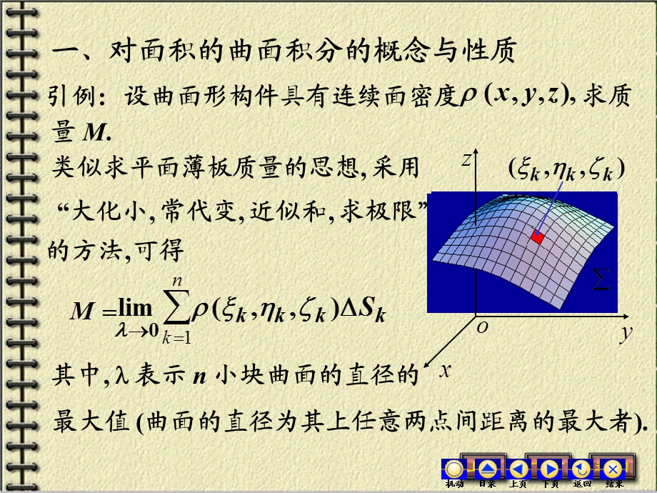 高等数学：对面积的曲面积分.ppt_第2页