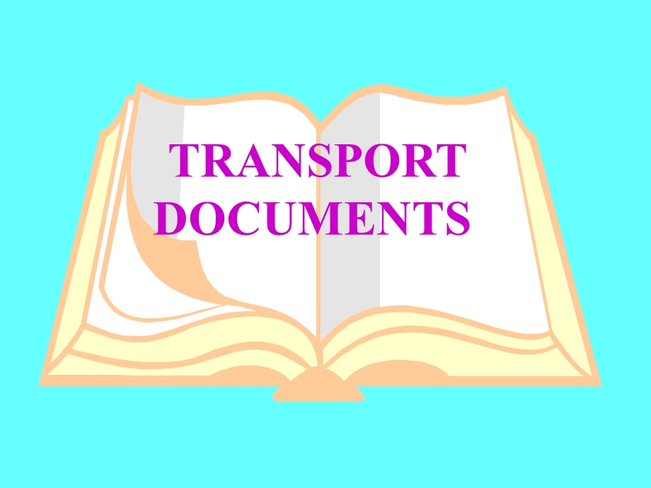 金融商务英语讲义-TransportDocuments.ppt_第1页