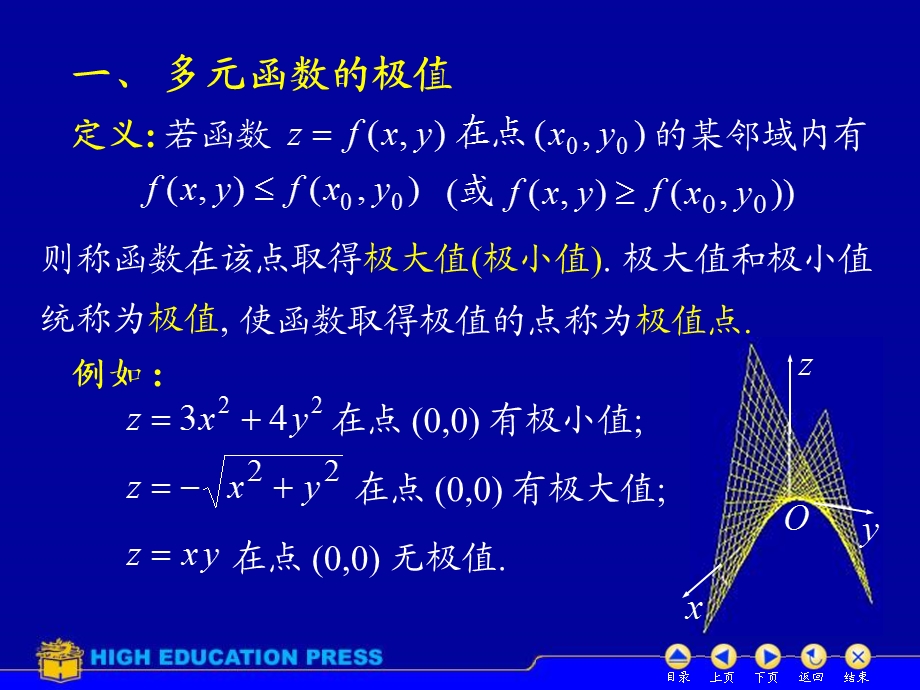 高数同济六版课件D98极值与最值.ppt_第2页