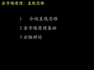 金字塔原理-直线思维.ppt