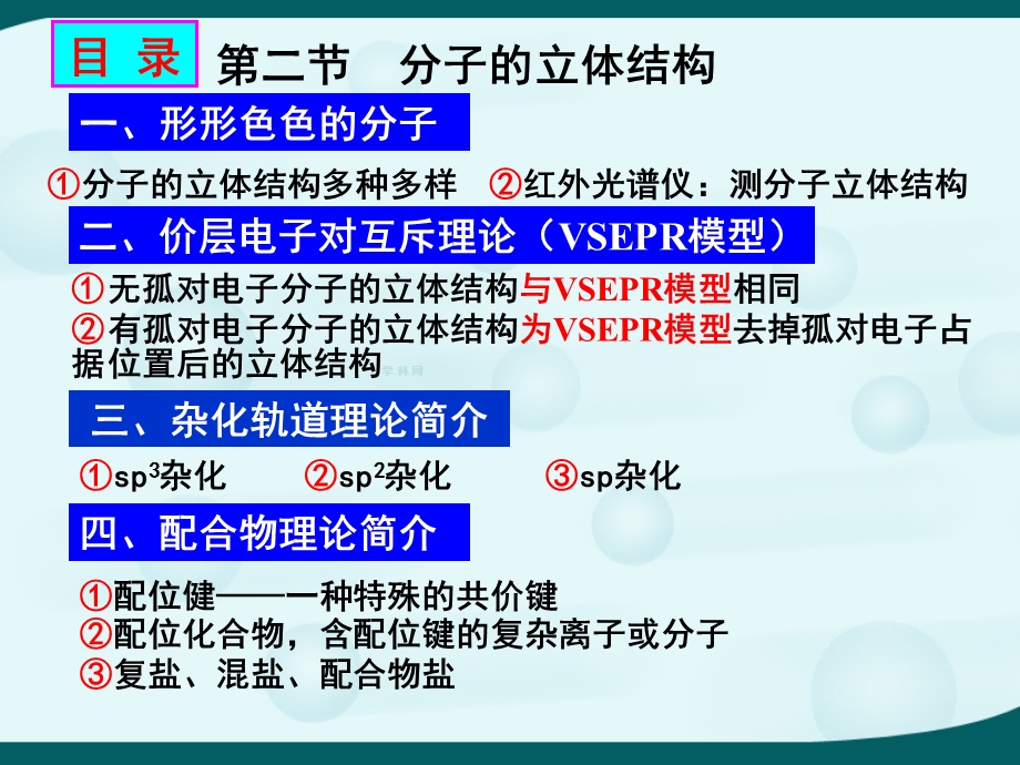 高二化学选修3第二章第二节分子的立体结构课件.ppt_第2页