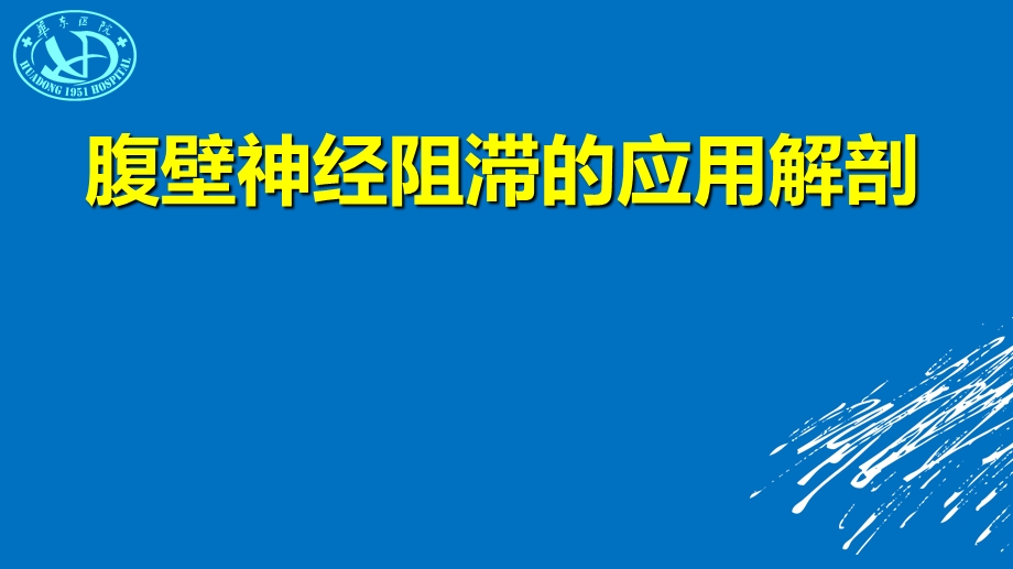 腹部神经阻滞应用解剖(沙龙).ppt_第1页